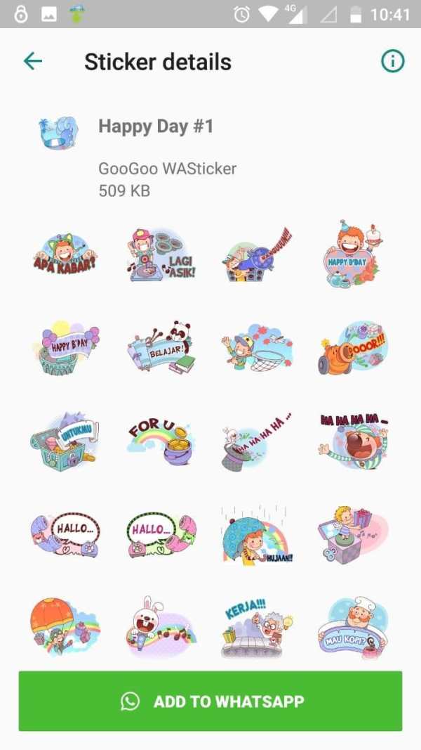 Cute Stickers for WhatsApp - GooGoo WAStickerApps screenshot 7