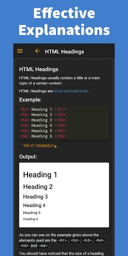 Learn HTML screenshot 3