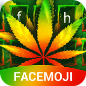 Rasta Weed Keyboard Theme &amp; Emoji Keyboard icon