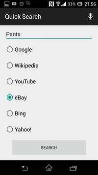 Quick Search screenshot 2