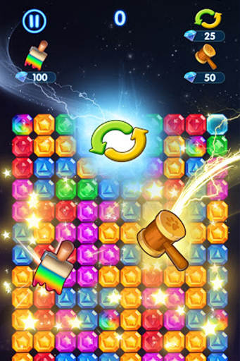 Pop Stone 2 - Match 3 Game 10 تصوير الشاشة