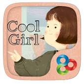 Cool Girl  Go Launcher Theme v1.0