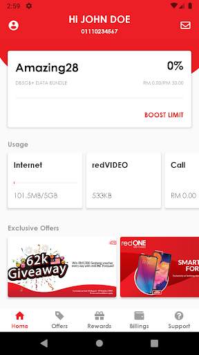 redONE 1App MY screenshot 2