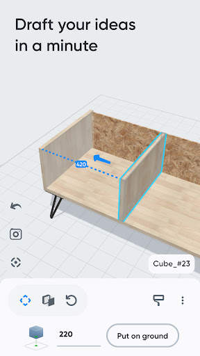 Moblo - 3D furniture modeling screenshot 2