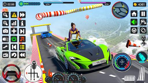 Mega Ramp Car Stunts Crazy Car screenshot 5