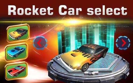 Rocket Car Crash Soccer Ball Stadium Football Game screenshot 1