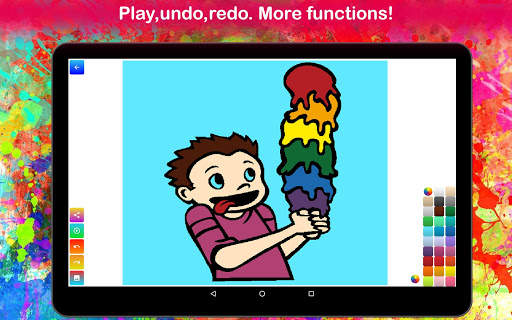 Cake Coloring Pages Game for kids 🎂 screenshot 16