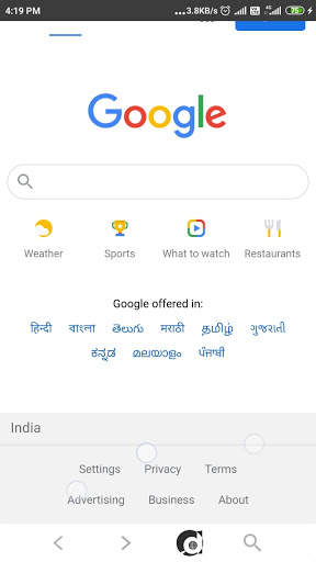 Private Browser screenshot 2