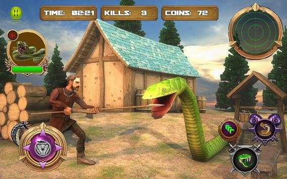 Hungry Anaconda 3D Snake Sim 2018-Naagin Games screenshot 3