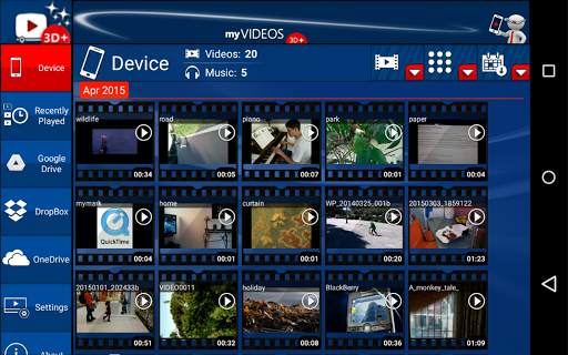 myVideos 3D  screenshot 23