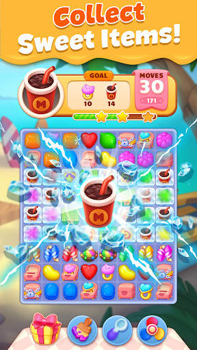 Pet Candy Puzzle-Match 3 games screenshot 1
