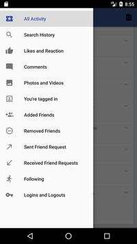 Activity Log for Facebook screenshot 4