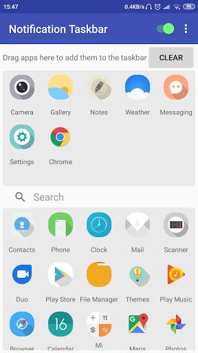 Notification Taskbar screenshot 2