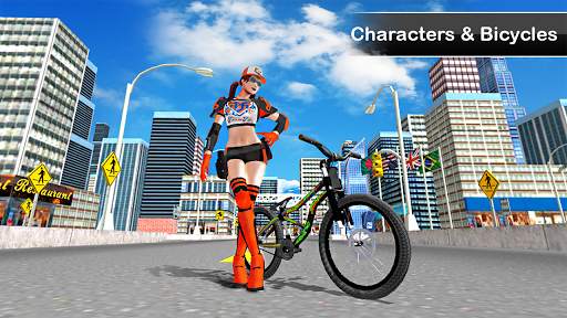 Impossible Bicycle Stunt Racing – 3D racing game скриншот 1