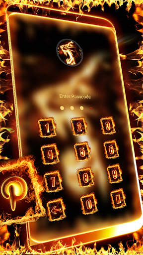 Fire Lion Launcher Theme screenshot 4