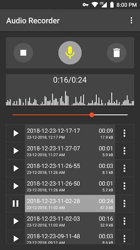 Audio Recorder (No Ads) screenshot 1