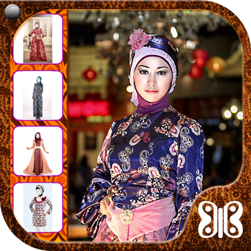 Hijab Dress Batik Party icon