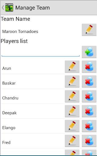 Best Cricket Scorer FREE screenshot 2