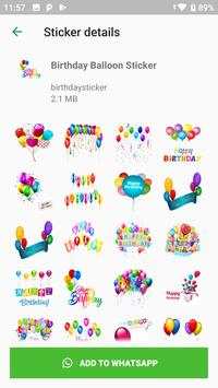Birthday Stickers screenshot 4