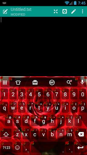 Love Rose Emoji Keyboard Theme screenshot 2
