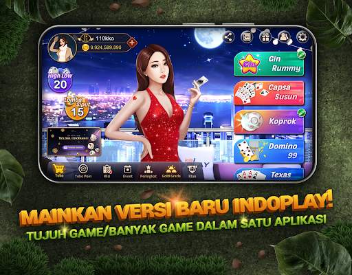 Indoplay-Capsa Domino QQ Poker screenshot 1