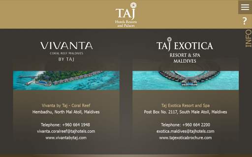 TAJ Maldives screenshot 2