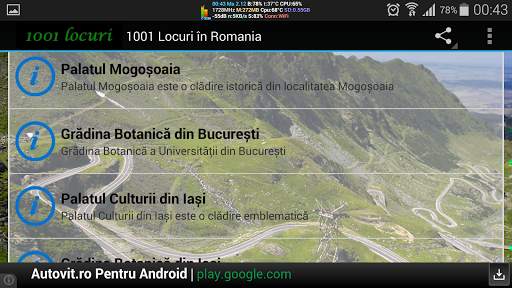 1001 Locuri în România screenshot 10