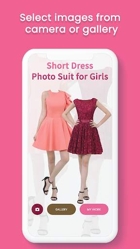 Short Dress Photo Suit for Girls screenshot 1