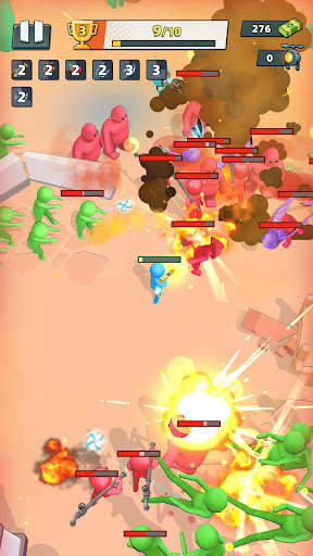 Stickman Defence: Zombie Games screenshot 2