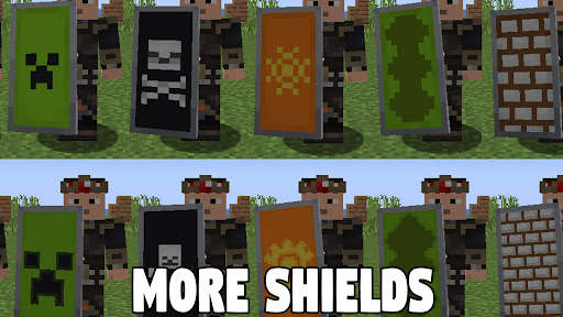 More Shields Mod Minecraft PE screenshot 2