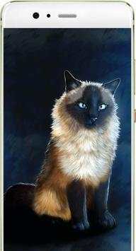Fluffy cat live wallpaper 1 تصوير الشاشة