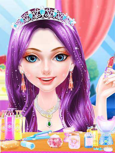 Royal Princess Makeup Salon Dress-up Games screenshot 4