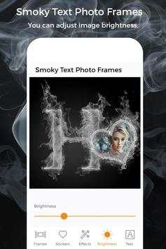 Smoky Text Photo Frame screenshot 5
