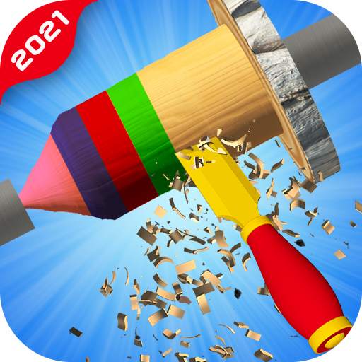Wood Turning 3D - Wood Carving -  Paint Shop 1.7