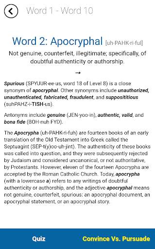 Verbal Advantage - Level 9 screenshot 3