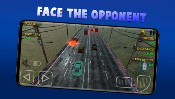 Highway Traffic HD Asphalt - Car with Hot Wheels screenshot 4