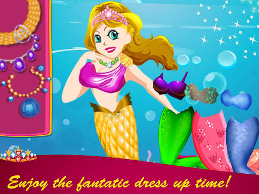 Mermaid Princess Love Story Dress Up Game screenshot 8