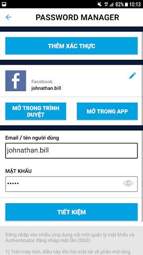 SAASPASS quản lý mật khẩu & Au screenshot 7