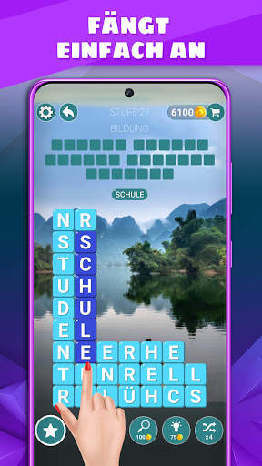 Wort Rätsel - Neue Super Lustiges Wortschatzspiel screenshot 1