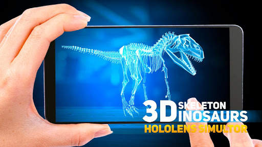 HoloLens Skeleton Dinosaurs 3D PRANK GAME screenshot 1