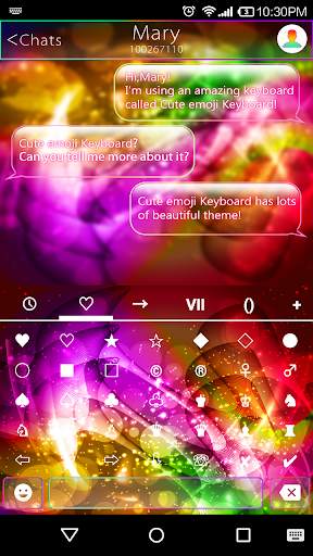 Neon Daydream Emoji Keyboard स्क्रीनशॉट 3