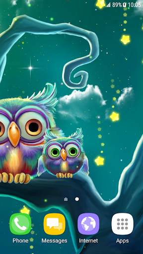 Cute Owls Live Wallpaper screenshot 3