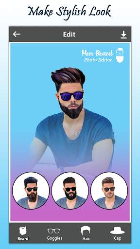 Men Beard Photo Editor Boy Hai screenshot 4