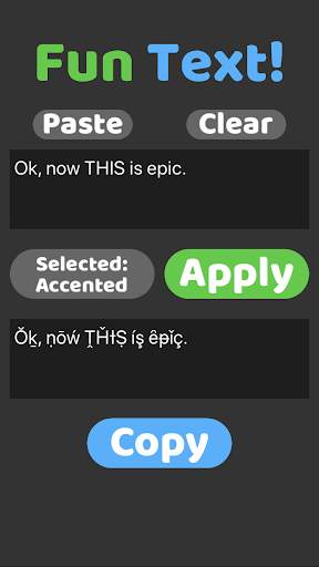 Fun Text Mobile screenshot 1