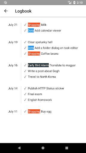 Dots - To Do List скриншот 2