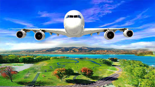 Flying planes Flights Simulator 3d 2021 screenshot 1