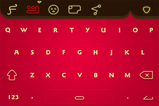 Red Air Keyboard screenshot 1