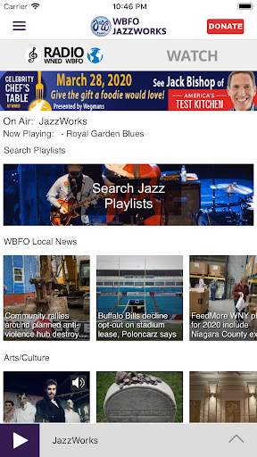 JazzWorks Public Radio App screenshot 2