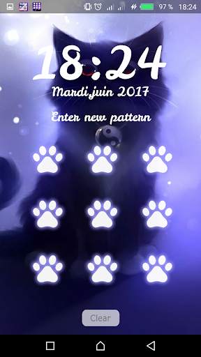 Cute Kitty Lock Screen screenshot 3