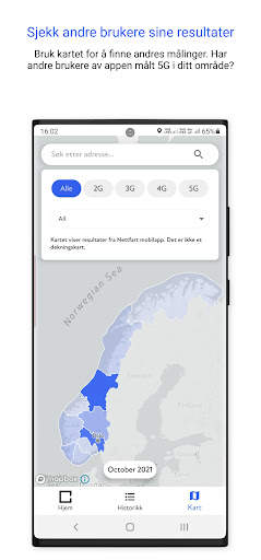 Nettfart mobil for 5G screenshot 5